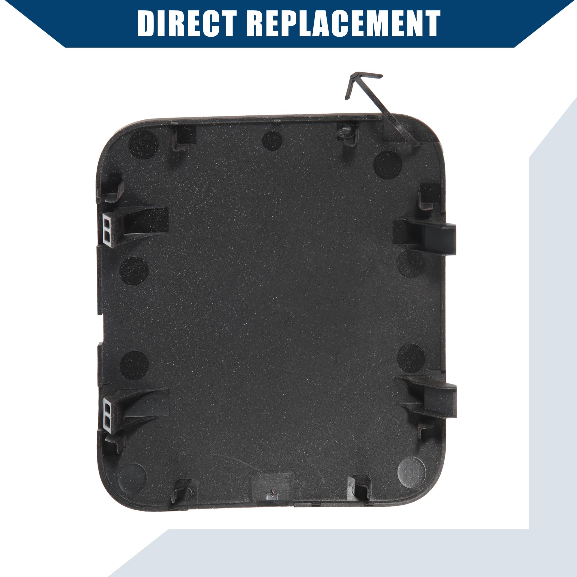 Front Bumper Cover 622A0-5AA1H Goholy Car Front Bumper Tow Hook Cover Compatible With Nissan Murano 2015 2016 2017 2018 Trailer Cover Cap 622A0-5AA1H 622A0-5AA0H 622A0-5BC0H Small Lid Towing Eye Cap Silver Gray - View #14