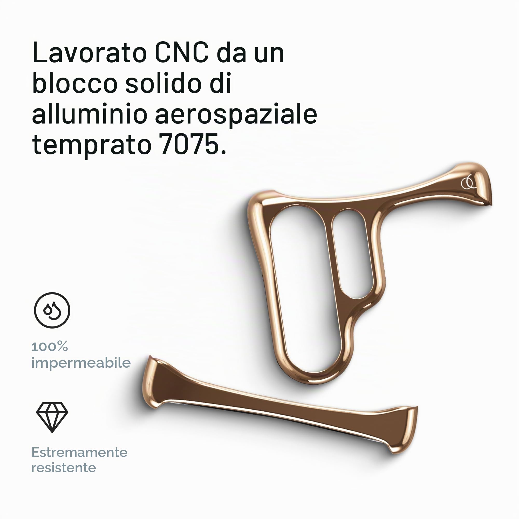 Arc Pulse Custodia Galaxy S25 Ultra (2025), Guscio in alluminio e inserti in elastomero, protezione minimalista antiurto, compatibile con modello 6.9”