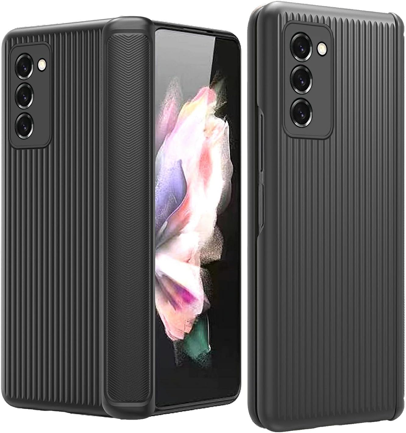 COQUE Case for Samsung Galaxy Z Fold 2 Cover,Ultra-Thin Folding Screen hinged All-Inclusive Phone Shell,Folding Phone Cover for Samsung Galaxy Z Fold 2 5G-Black
