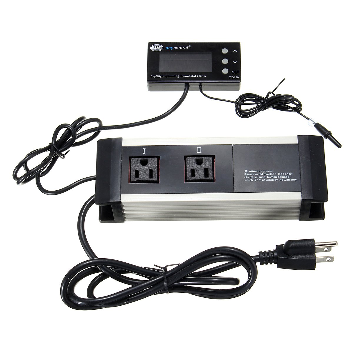 Led Reptilien Amphibien Timer Aquarium Digital Temperatur Temp Controller Wärme Thermostat Pidau-Stecker