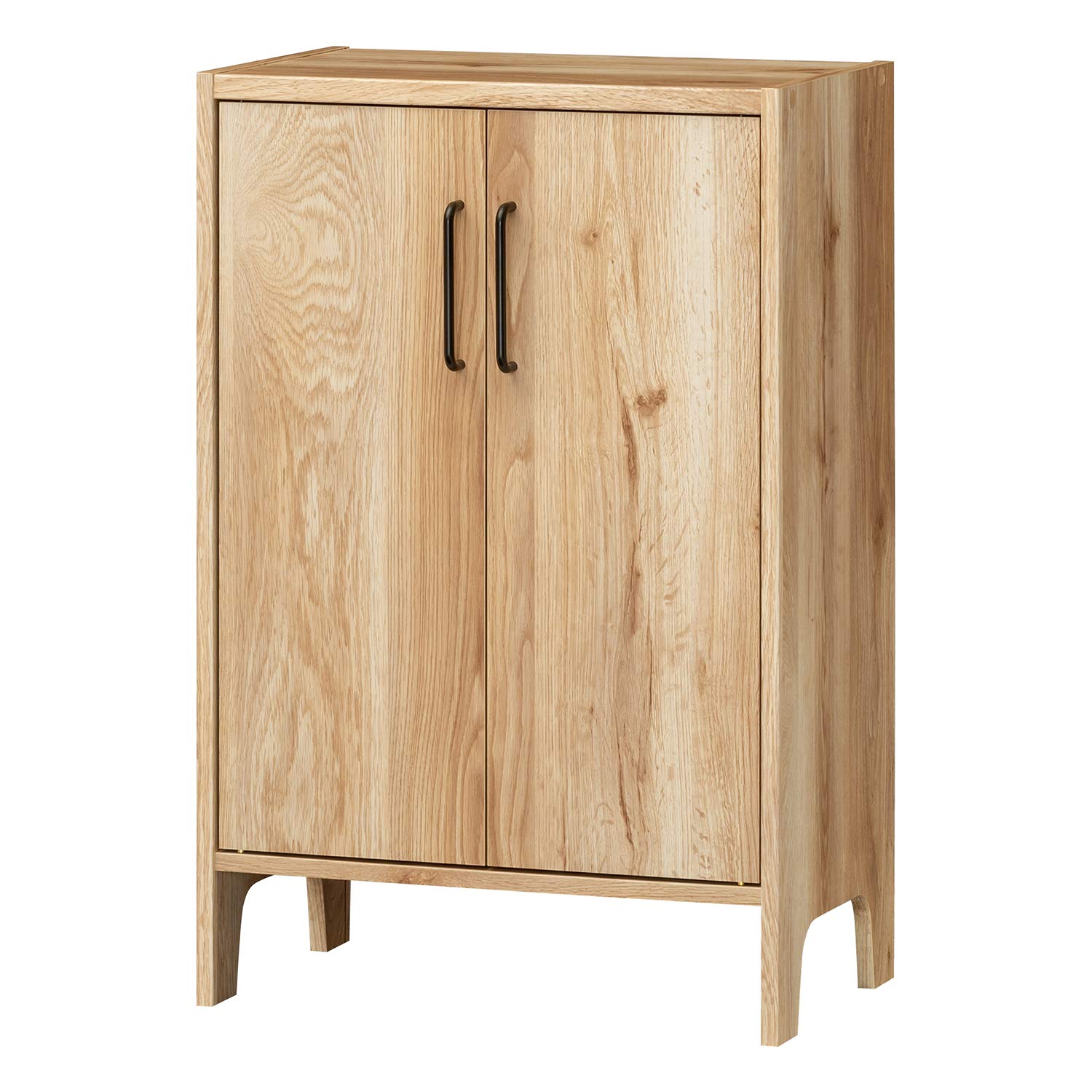 Amazon｜白井産業 キャビネット ナチュラルブラウン 幅58.1 高さ88.8  