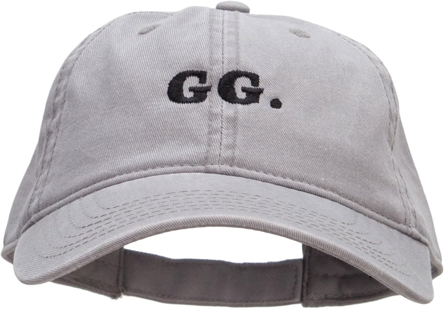 Good Game Embroidered Garment Washed Cotton Twill Cap