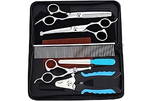 6 in 1 Dog Grooming Kit Scissors