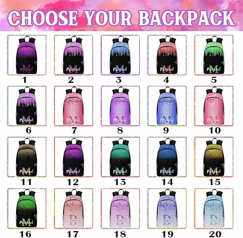 Miniatura 2 de MyPupSocks Mochila escolar personalizada para niños y niñas, mochila escolar personalizada para hija, hijo, amigos, Mochila14