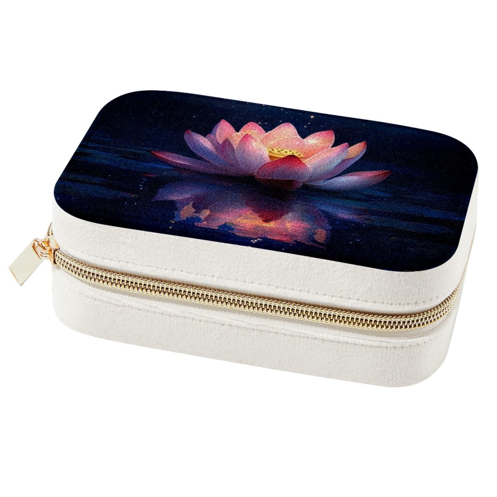 Cadeau de demoiselle d'honneur : boîte à bijoux fleur de lotus