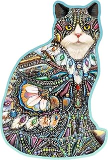 Cat Puzzle Box for Adults 250 pcs - Jigsaw Cat Puzzles for Adults - Unique Wooden Puzzles for Adults - Cat Jigsaw Wood Puzzles Adult - Wooden Jigsaw Puzzles for Adults - Wood Cut Puzzles