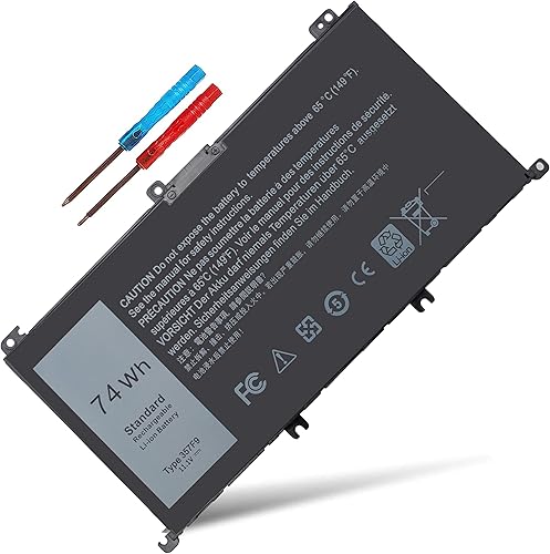 Batería 74WH 357F9 para Dell Inspiron 15 7000 Gaming 15 7559 i7559 7557 i7557 5577 7567 5576 7566 i7559-5012GRY i5577-7342blk-pus INS15PD Serie P65F