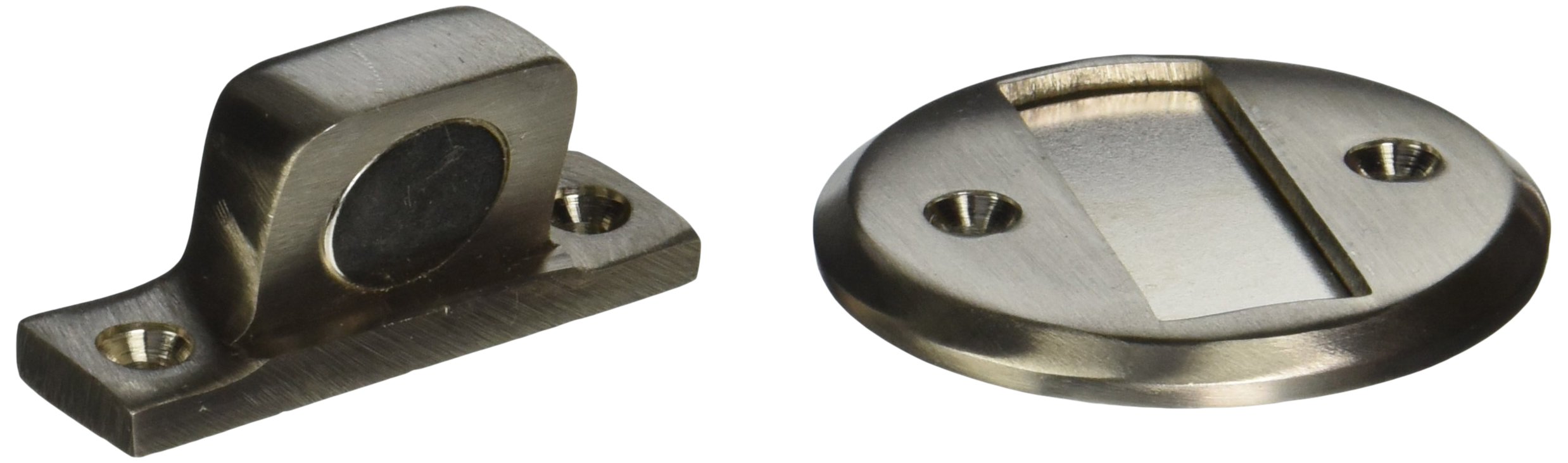 Deltana MDHF25BP15 2.5-Inch Diameter Blister Pack Magnetic Door Holder Flush