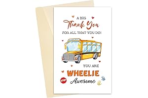 Meaningful School Bus Driver Appreciation Card