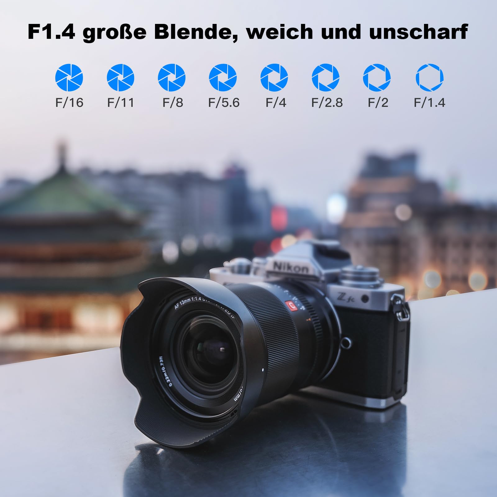 Viltrox 33mm F1.4 APS-C Obiettivo Autofocus per Lenti Nikon Z - Dettaglio