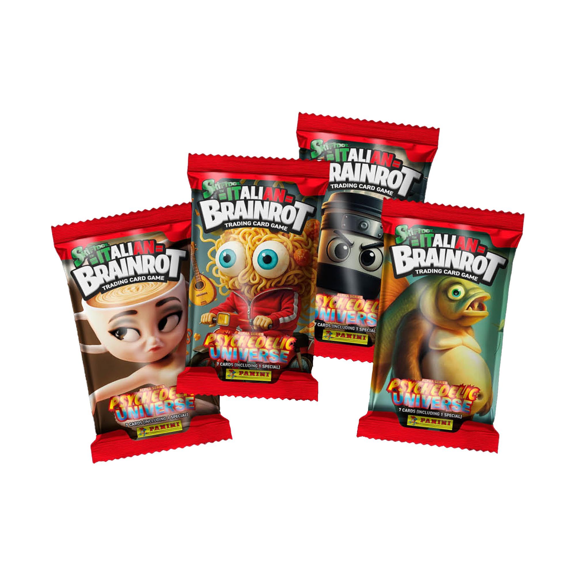Skifidol Italian Brainrot Trading Cards - x24 Packs, Multicolor, 10.2 cm x 12.7 cm x 0.1 inches - Image 4
