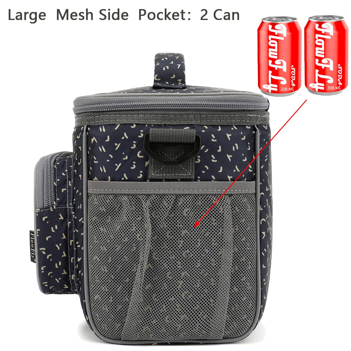 FlowFly Grand Sac à Déjeuner Isotherme Réutilisable Pour Adulte