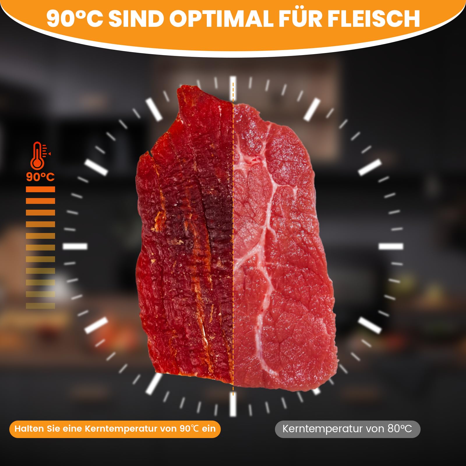 Suszarka do żywności ze stali nierdzewnej 8 pięter, 30-90℃ urządzenie do suszenia żywności, 0,5㎡ powierzchnia suszenia, 500W mała suszarka, suszarki do owoców, mięsa, warzyw i 316 tack (25