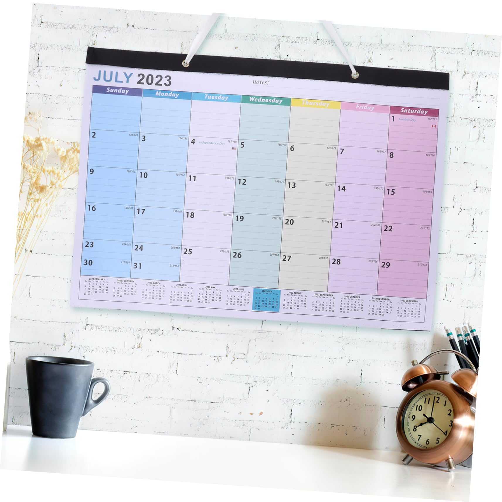 VILLCASE 4stücke Dekorativer Wandkalender Dickem Papier Für Planung Und Organisation Monatskalender Für Zuhause Und Büro Und Design Für Tägliche Nutzung