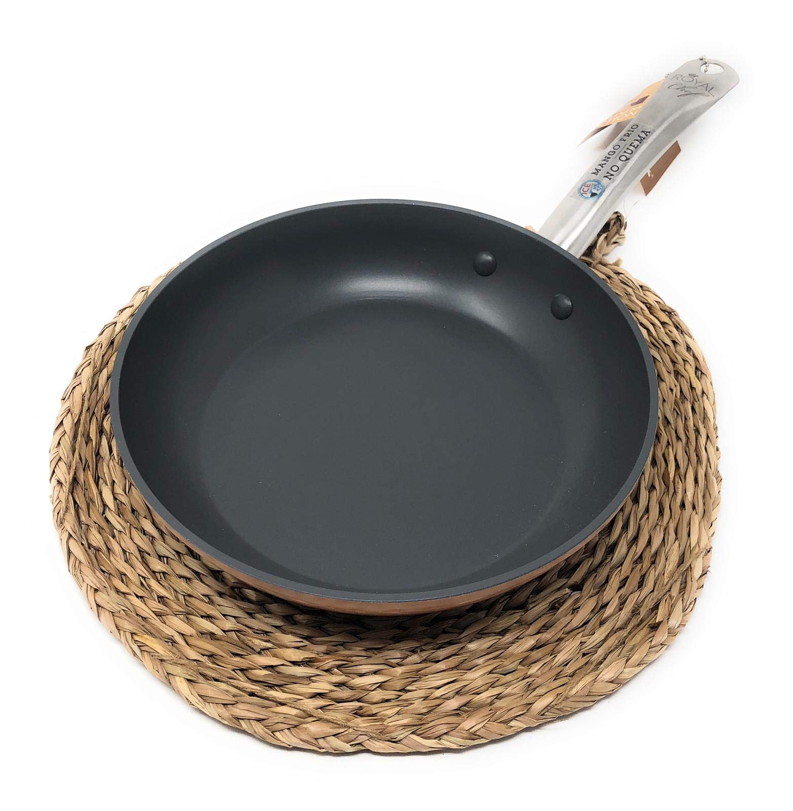 MGE - 4x Tovagliette Rotondi da Tavola - Sotto Piatti da Tavola in Vimini - Set di 4 Tovagliette Pranzo - Sottopiatti Rotondi Eleganti - Sottopiatto Rotondo - Tovagliette Rotonde
