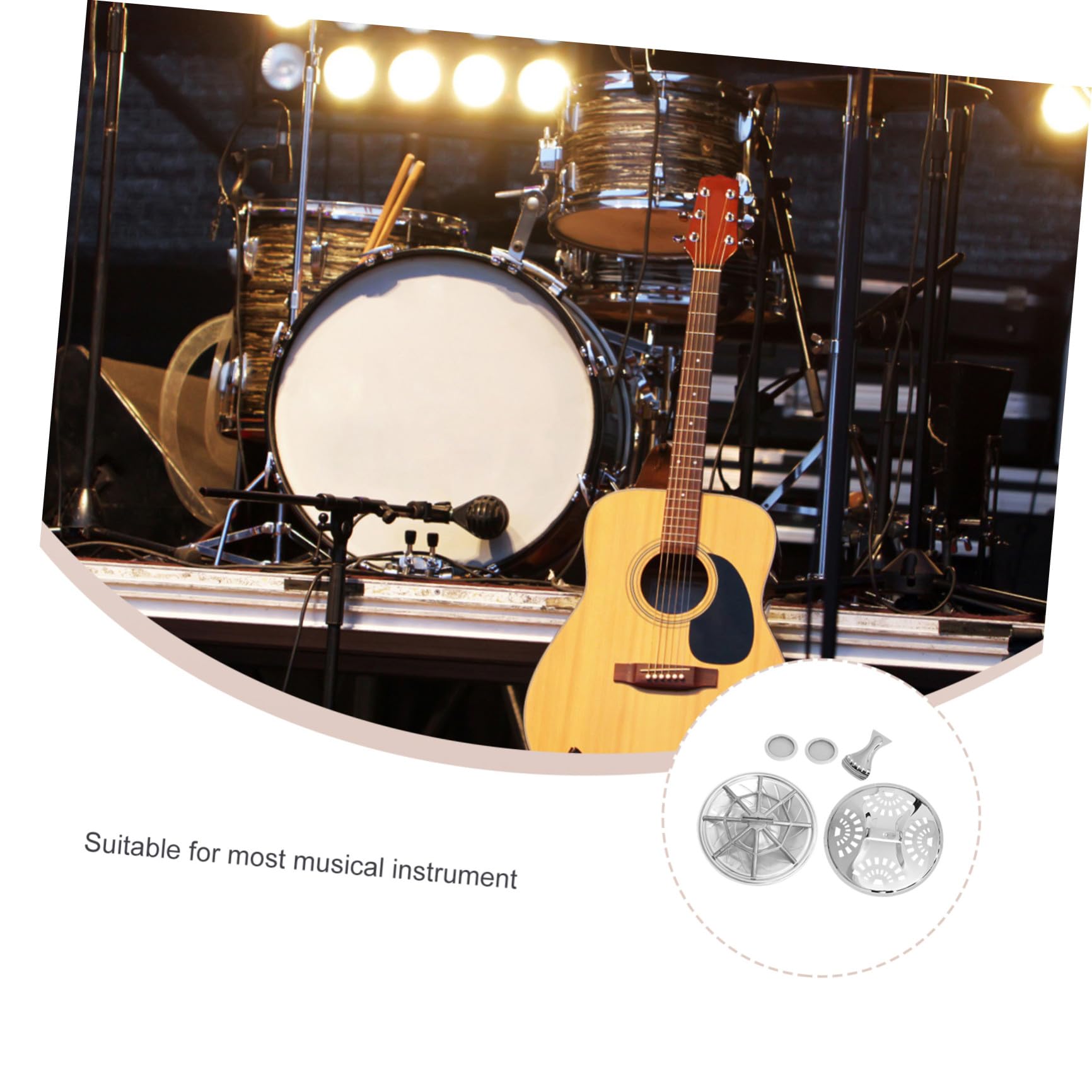 Set Accessori per Chitarra Modello 11 Ponte, Sella e Tailpiece