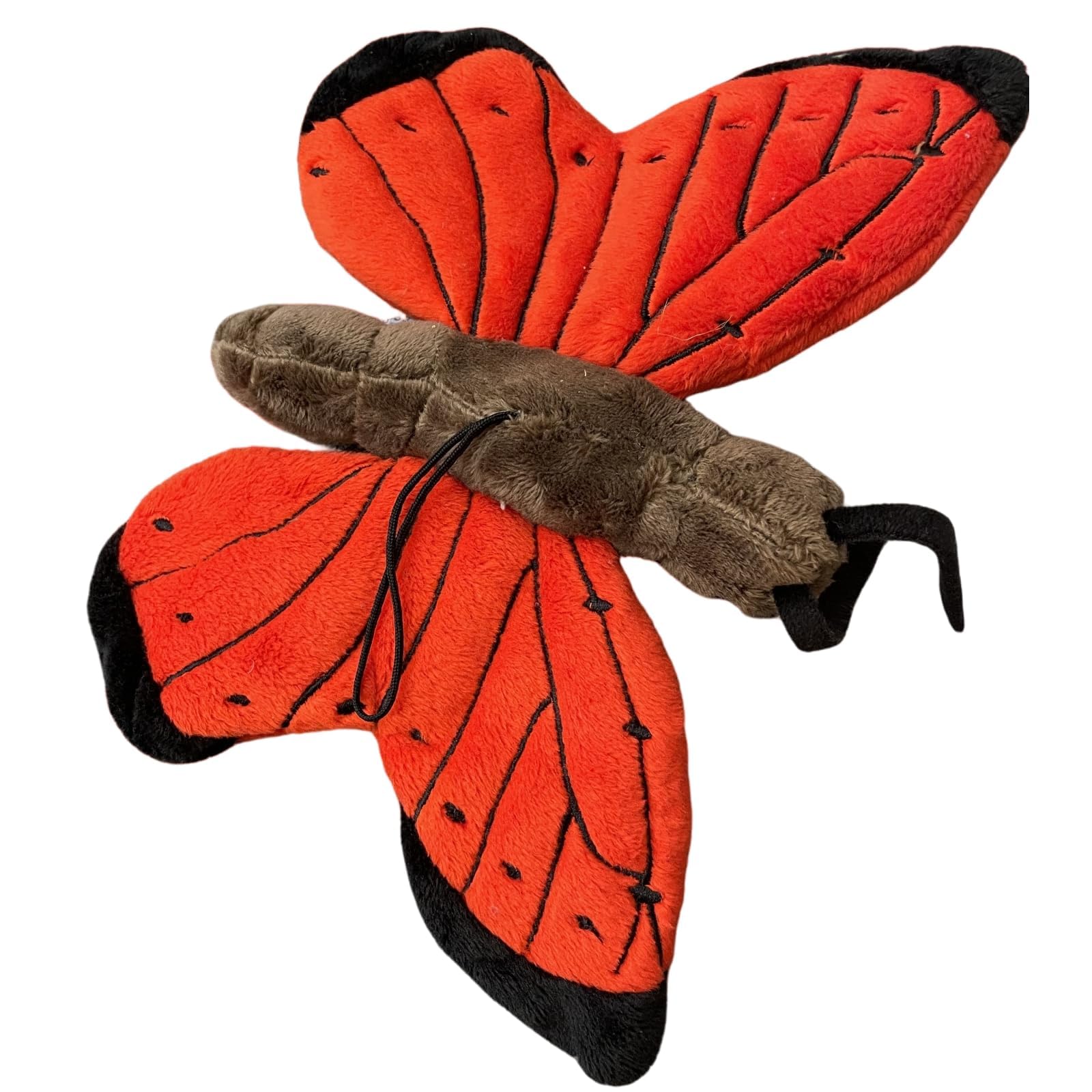 Realistic Butterfly Plush - 30cm Butterfly Stuffed Animal - Plushy and Squishy Pillow Toy - Cute Moth Animal Plushie Toys Gift (red)
