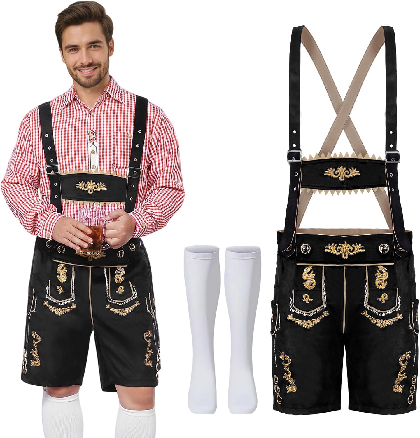 fun shack Dames Lederhosen Kostuum, Duitse Lederhosen Kostuum Vrouwen