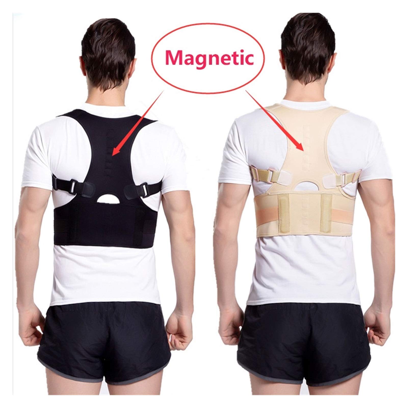 Corrector de Postura Ajustable, corsé, Soporte Lumbar, Corrector Recto para Hombres y Mujeres.
