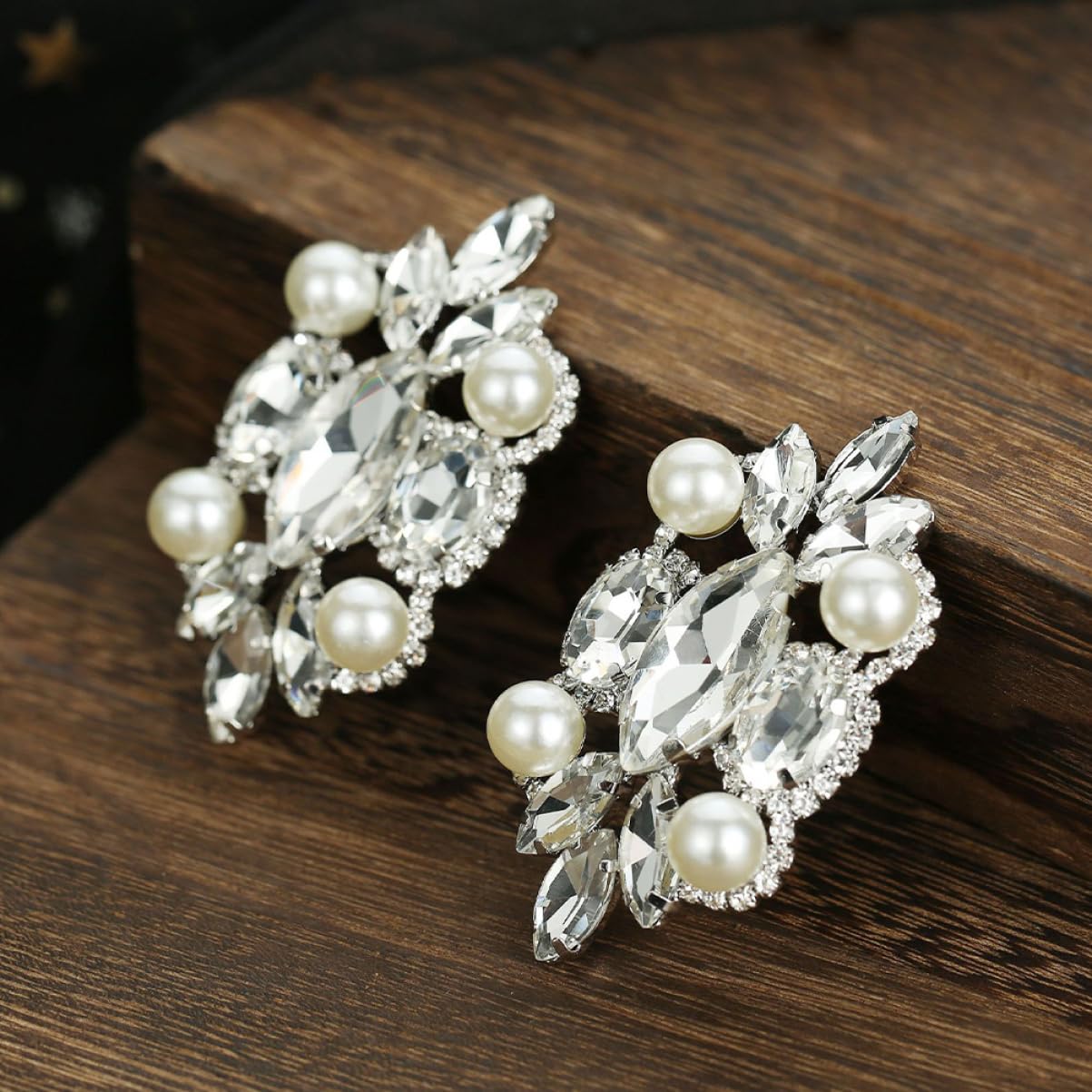 VALICLUD Fibbia Per Scarpe Da Sposa Scarpa Fibbie Per Scarpe Con Strass Fermagli Per Scarpe Da Donna Ciondoli Per Scarpe a Fiori Clip Per Scarpe Gioielli Per Scarpe Fai Da Te Abs