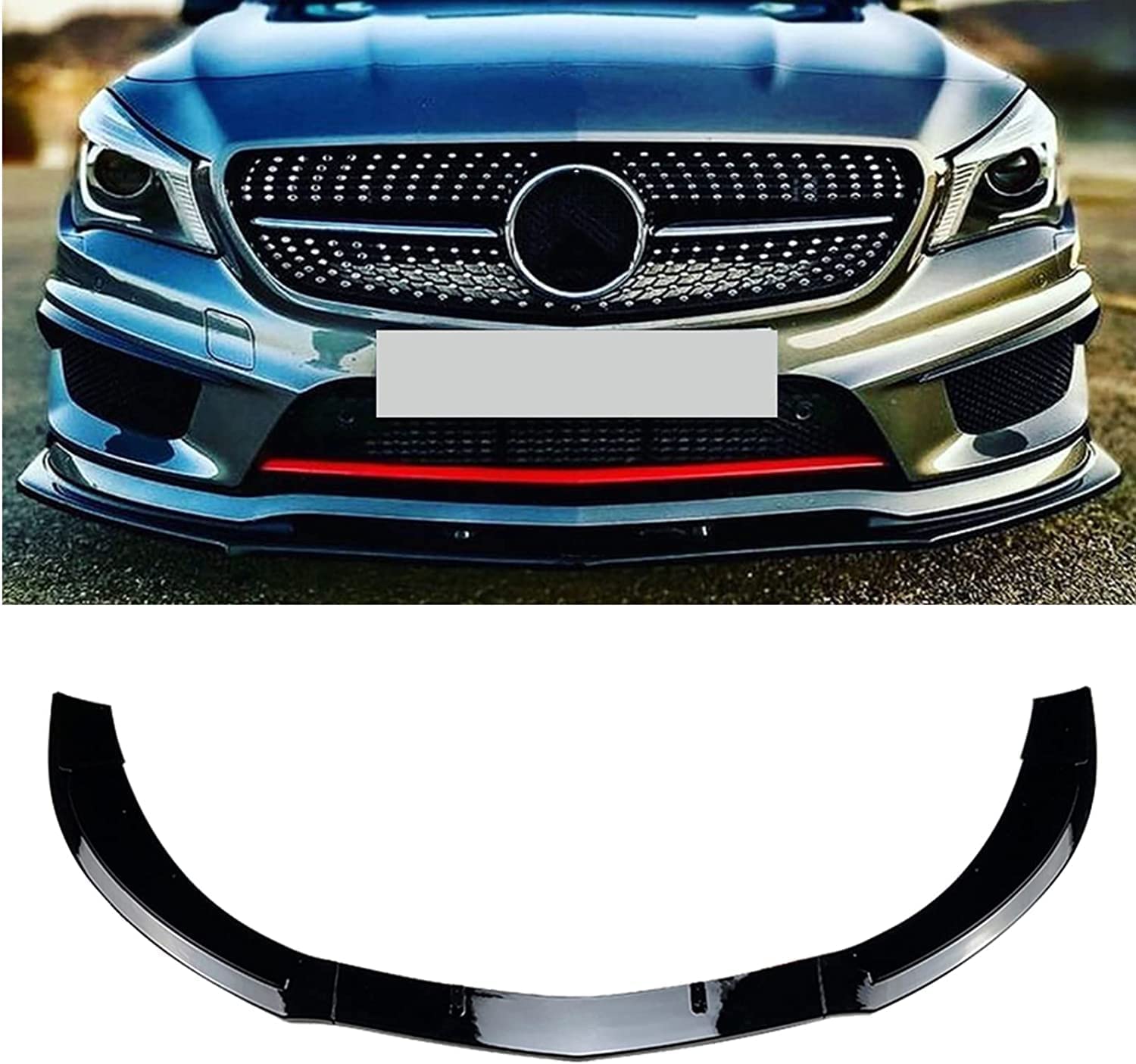 Becquets avant Mercedes Gla C117 Gla45 Amg kit séparateur