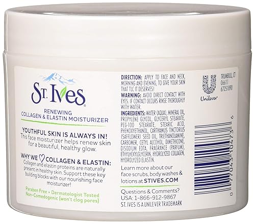 Miniatura 2 de Crema hidratante facial "Timeless Skin" de St. Ives, con colágeno y elastina, 10 oz