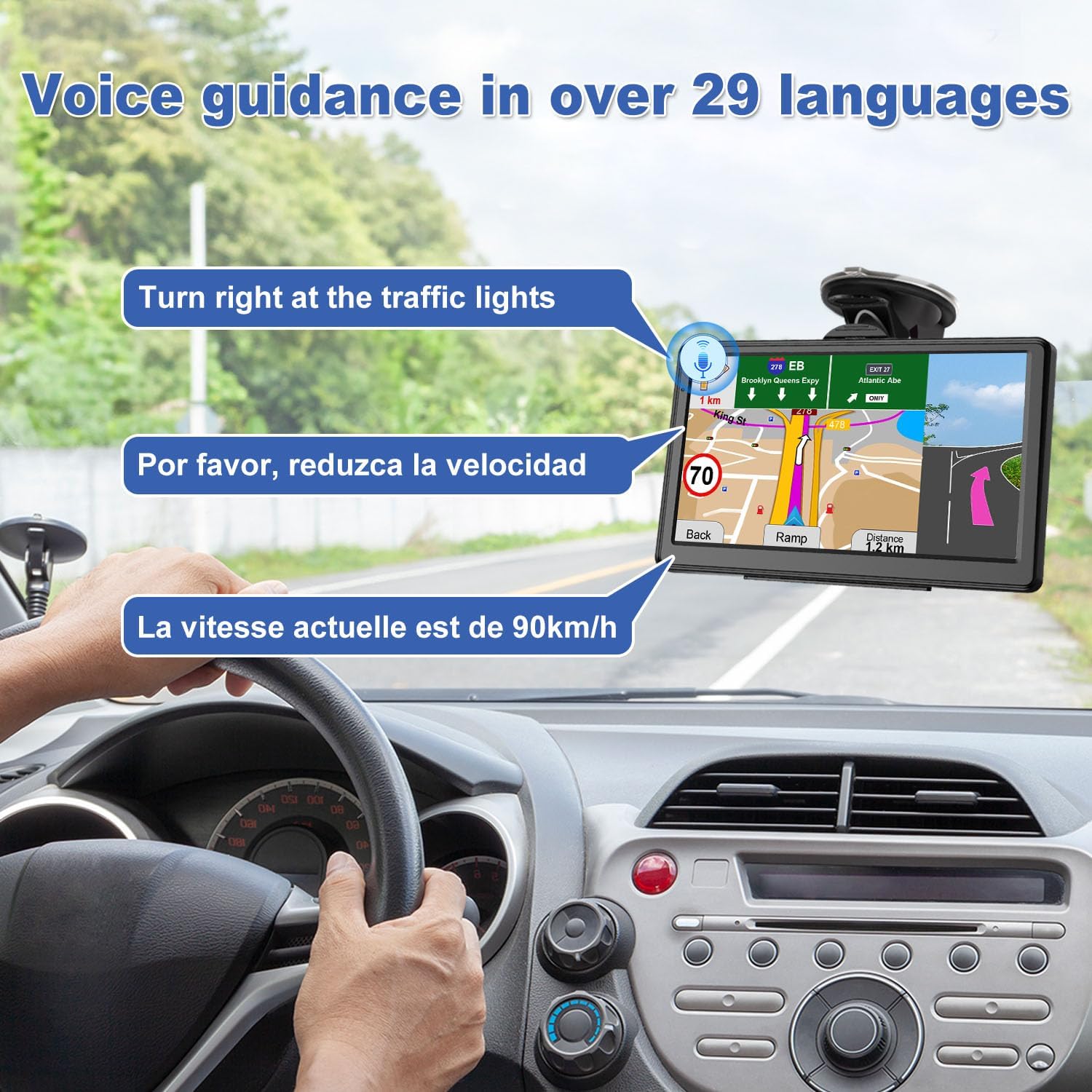 GPS Navigator for Car with 2025 US/CA/MX Offline Maps Free Update, 7 Inch Car GPS Navigation System for Vehicles RV Semi Truck Commercial Drivers with Voice Guidance Speedcam Alert, POI/ZIP Search, FM 7 71kG2oolJDL. AC SL1500