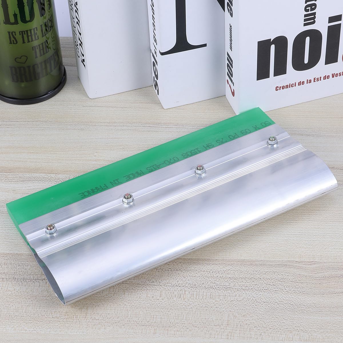 DOITOOL Rubber Squeegee Verschleißfeste Siebdruckrakel Mit Aluminiumgriff Für DIY Siebdruck Und Textilanwendungen Zufällige Farben Für Kreative Projekte