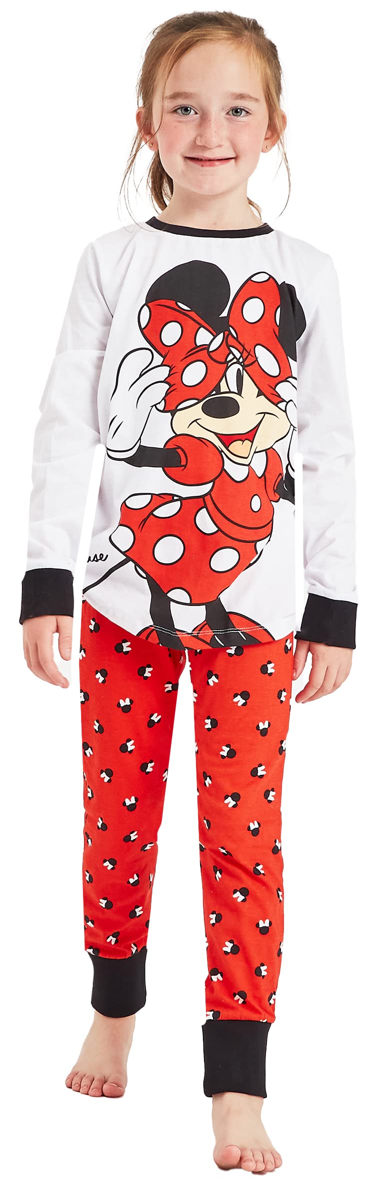 Disney Girls Minnie Mouse Pyjamas Character Nightwear (Minnie Mouse, 5-6 Years)