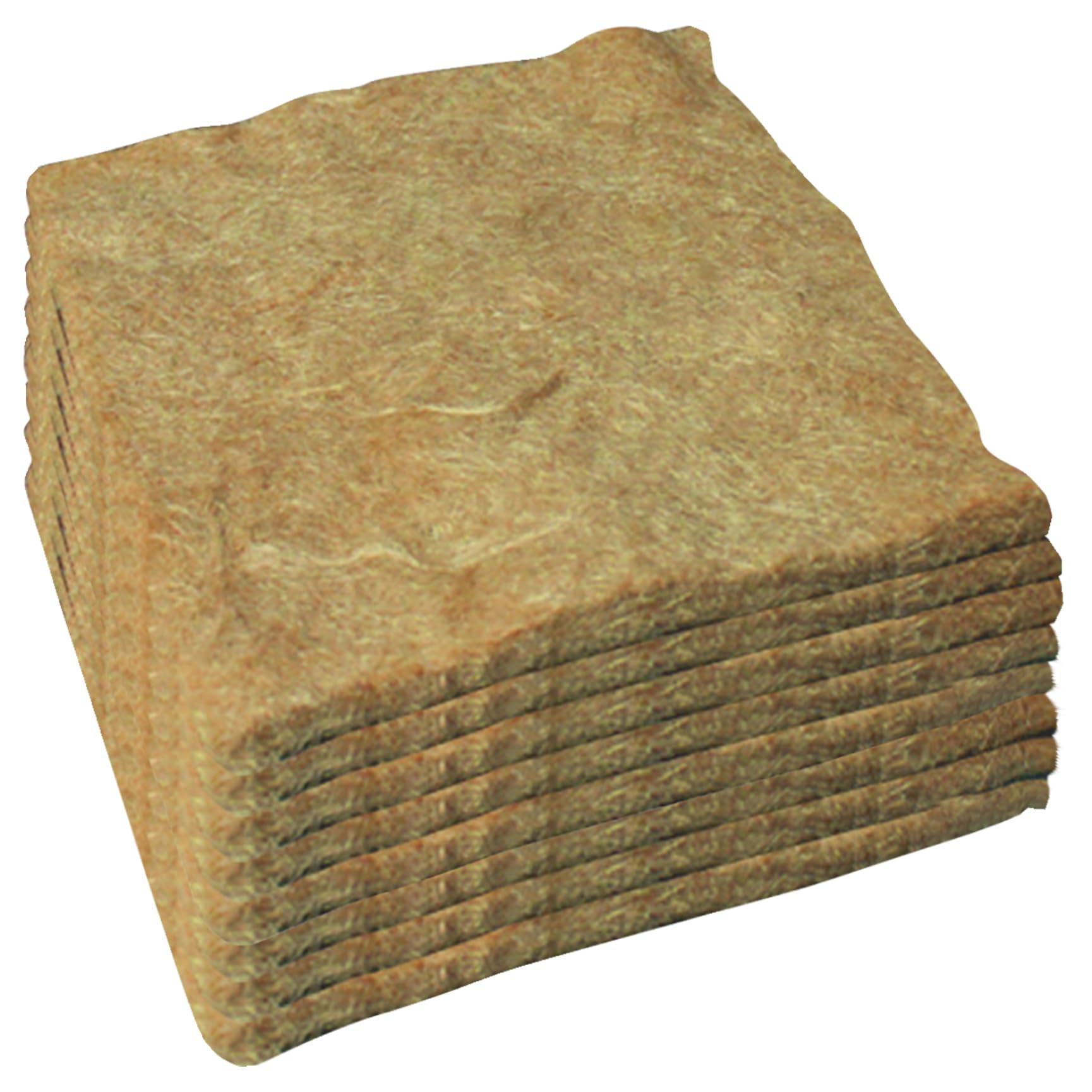 Jute Grow Mat, 8Pcs Hemp Mats for Growing Microgreens 10" X 10" Hydroponic Grow Pads for Micro Greens Growing Trays, Indoor Sprouting kit for Wheatgrass Sprouts