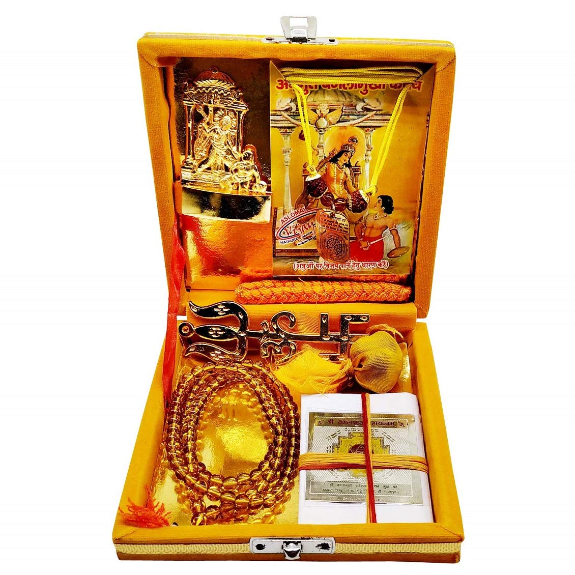 numeroastro Shri Baglamukhi Kavach Yantra Box for Goddess Baglamukhi Pujan (1 Pc)