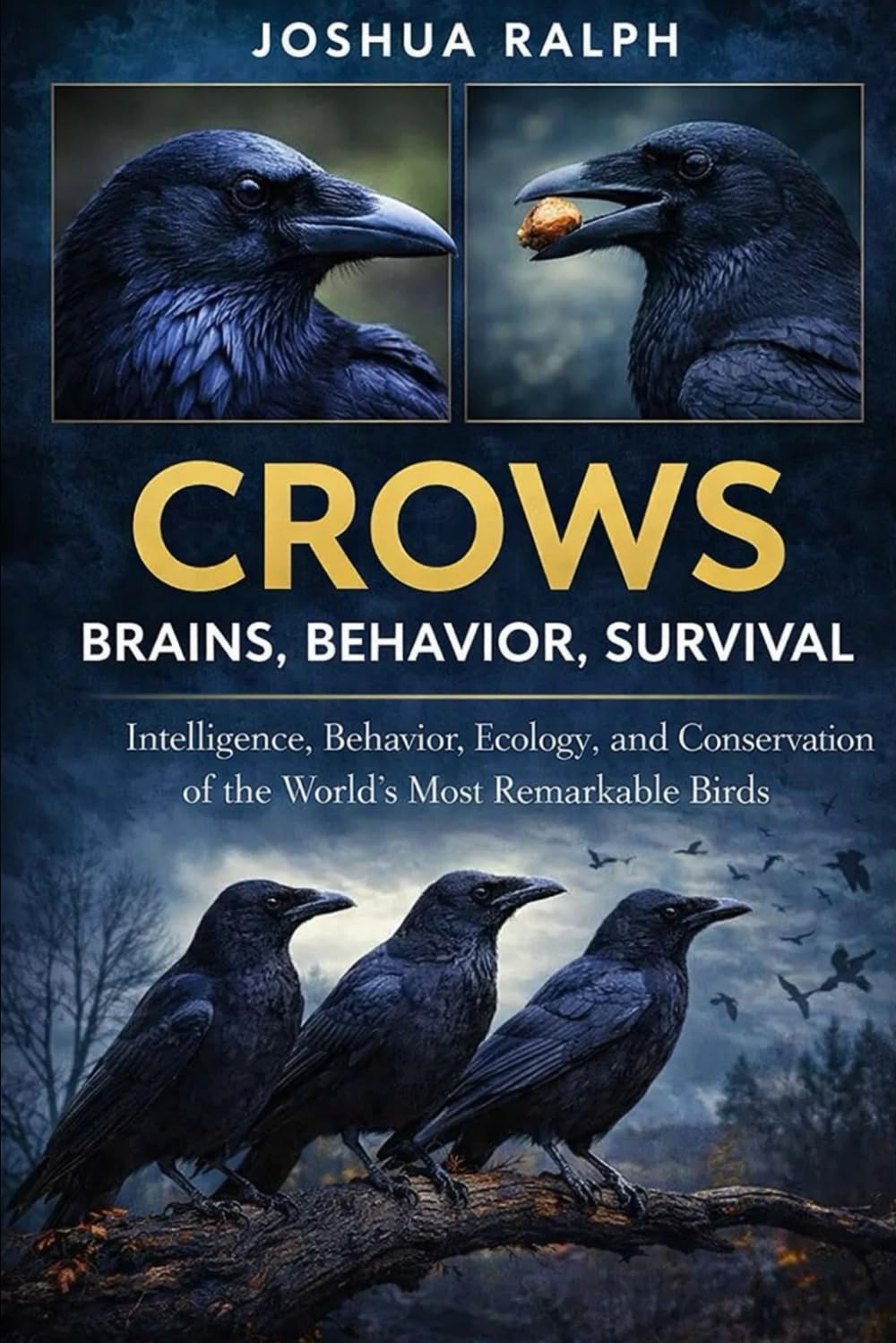 CROWS: BRAINS, BEHAVIOR, SURVIVAL: Intelligence, Behavior, Ecology, and Conservation of the World’s Most Remarkable Birds