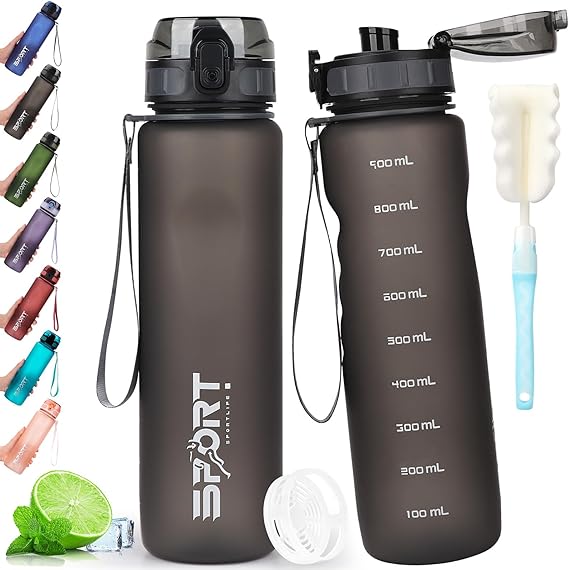 Borraccia Da 2 Litri Di Grande Capacità, Per Sport, Palestra - Foto 5