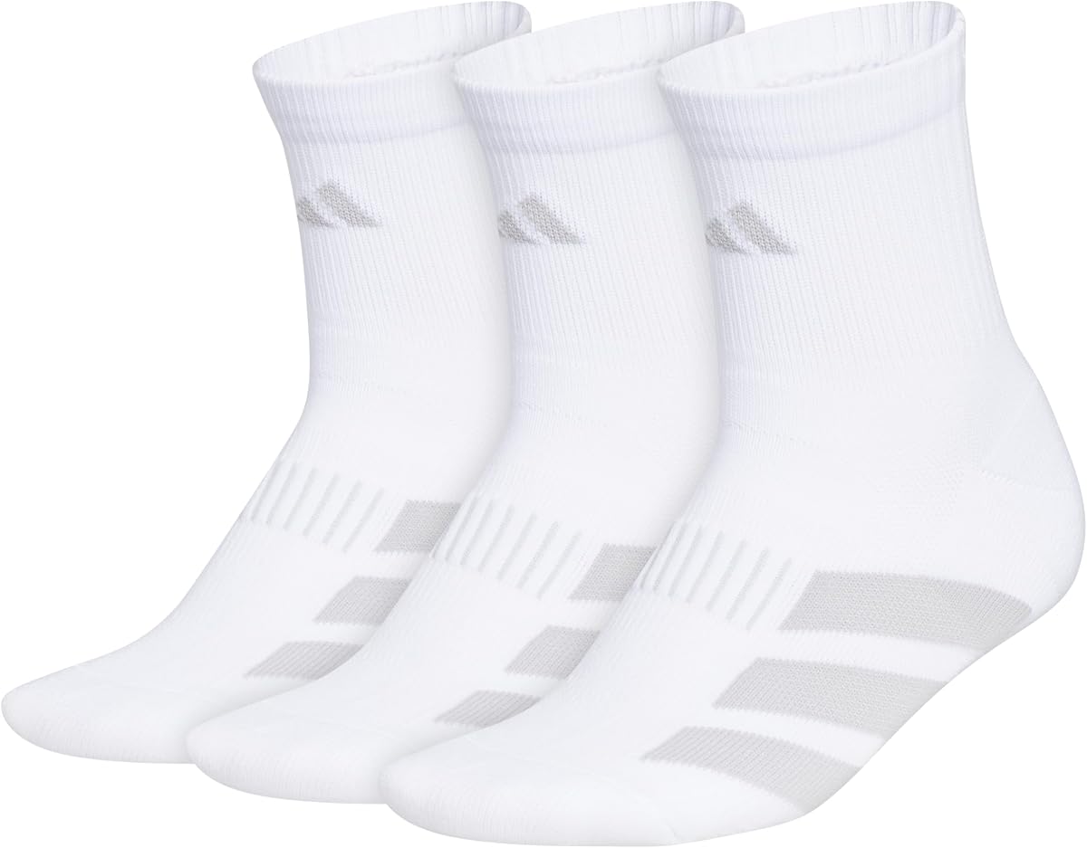 adidas Evo High Quarter Running Socks 3-Pairs Performance & Training