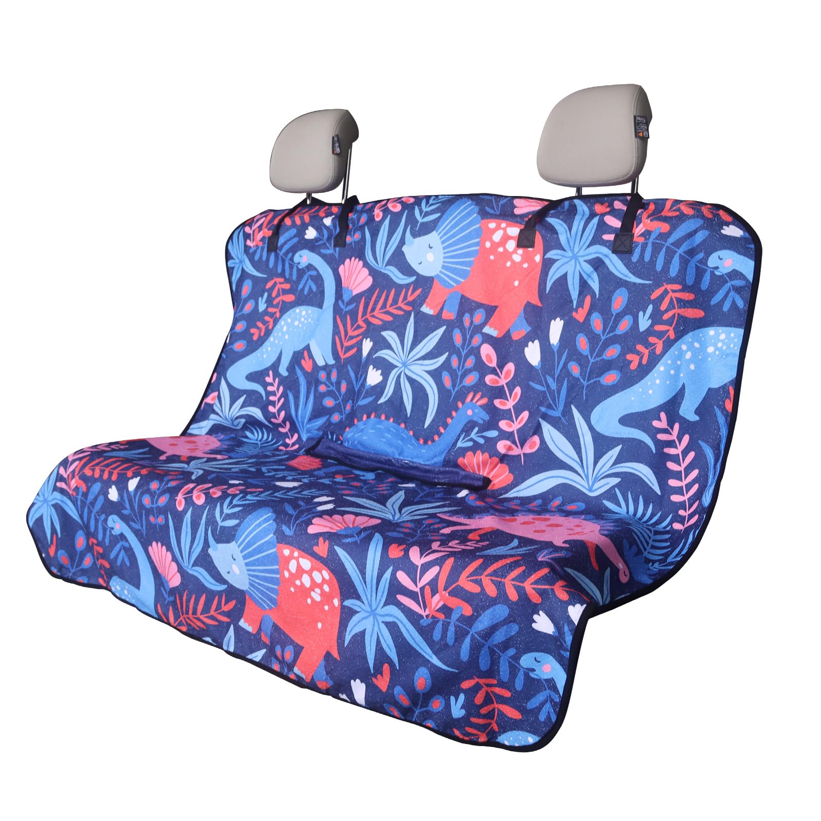 nbnhxnff Car Seat Cover (Dinosaur, 1pcs Rear Seat)