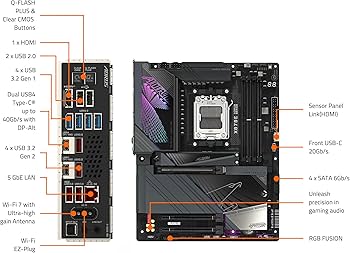 Amazon.com: GIGABYTE X870E AORUS Master AMD AM5 LGA 1718
