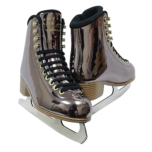 Jackson Ultima Softec Mirage Womens Ice Skates for Women & Girls Ice Skates – Comfortable Figure Skates for Ice Skating & Recreational Figure Skating - Gunmetal - Womens Size-9