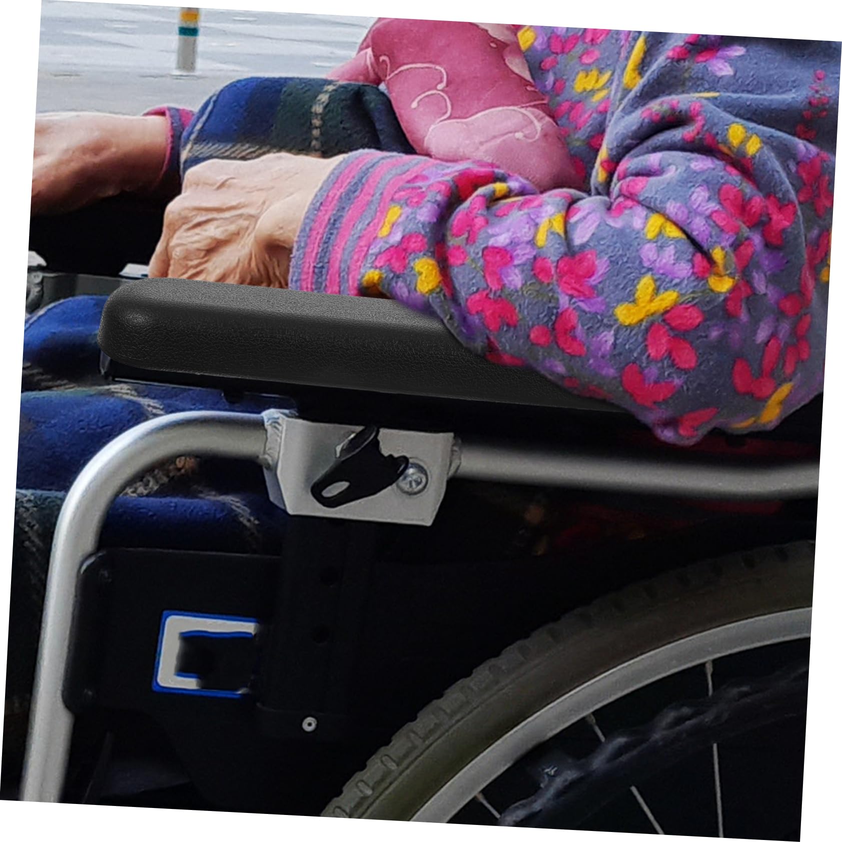 Angoily 5 Pares eléctrica bolsa de almacenamiento para Par de reposabrazos Accesorios para discapacitados almohadillas para brazos de silla de escritorio