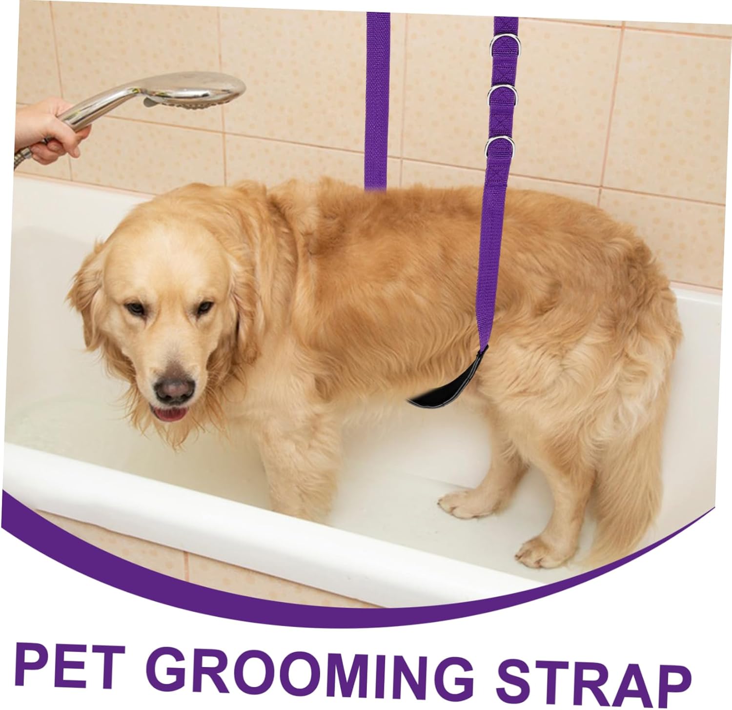 9pcs Pet Grooming Adjustable Bathing Strap for Dogs and Grooming Ropes Smooth for Easy