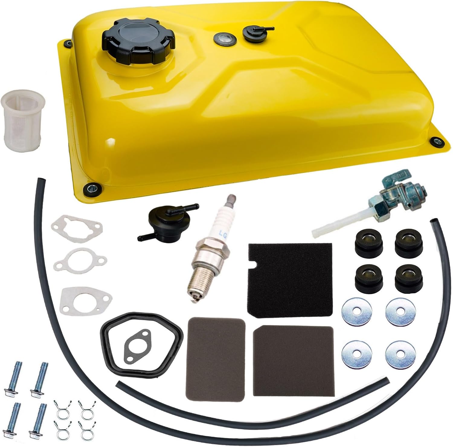 Tapa Gas Tank Fuel Tank Compatible with Champion Generators 9375 9200 9000 8750 8500 7500 7200 7000 6900 6875 6500 6250 6000 5500 5000 12500 12000 11250 11500 10625 10000 9500 and More 7 Gal fuel tank for Champion generator