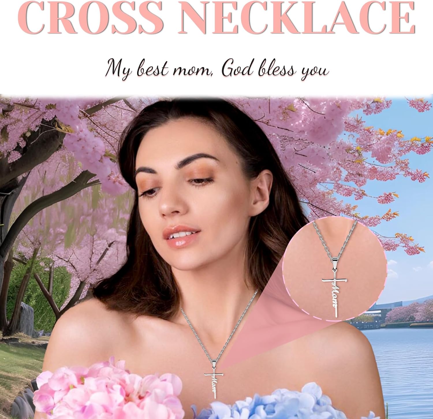 Valentines Gifts for Mom from Daughter, Wonderful Mom Gifts, Valentines Moms Gift, Birthday Gift for Moms, Mother Basket with Necklace, Bracelet - Image 4