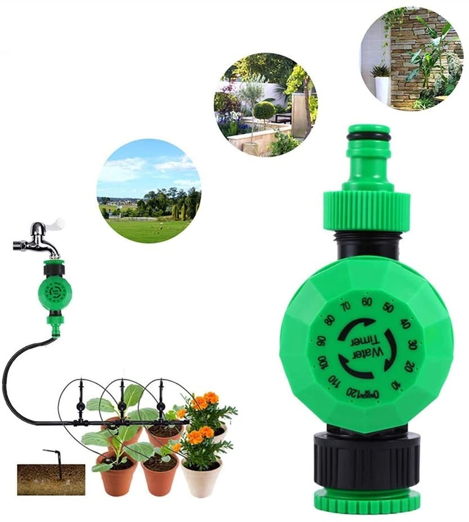 RJJ Timer dell'Acqua Timer Automatico del Tubo del Tubo Flessibile dell'Acqua del Rubinetto del Rubinetto del Timer di irrigazione del Timer di irrigazione del Timer per l'irrigazione del Giardino
