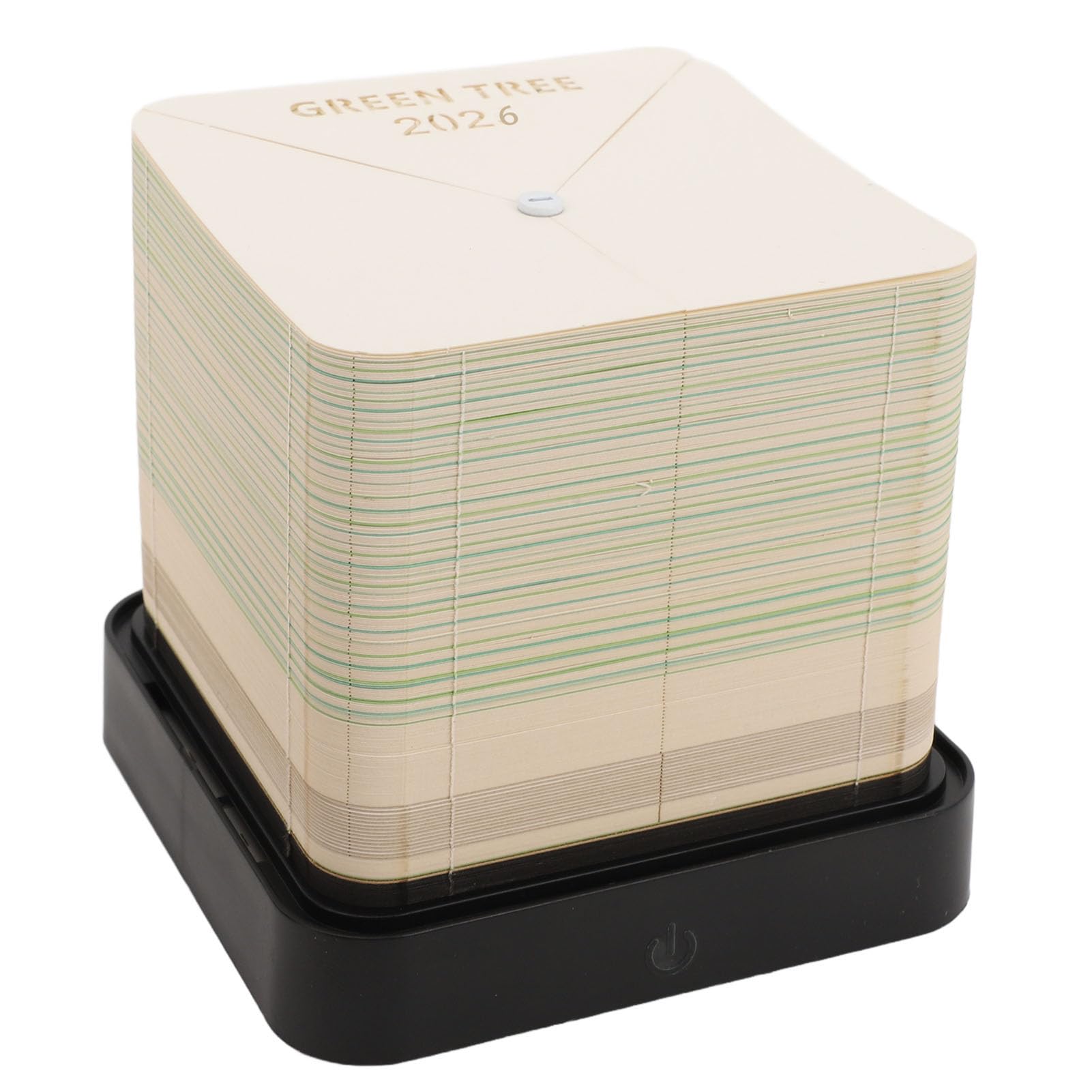 CHICIRIS 3D Notizblock mit Einzigartigem Baumhaus-Design (GREEN)