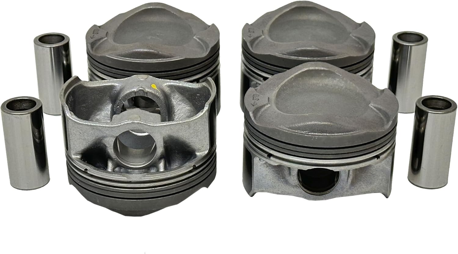 DNJ P4314 Standard size Piston Set for 2013-2019 Ford Escape, Fiesta, Fusion 1.6L L4 16V DOHC 1596cc
