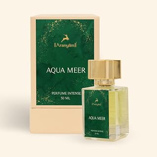 Aranyam Perfumes Natural Aqua Meer Perfume for Unisex | Long-Lasting Fresh, Aquatic, Sweet & Floral Fragrance | Mild Daily... Price In India