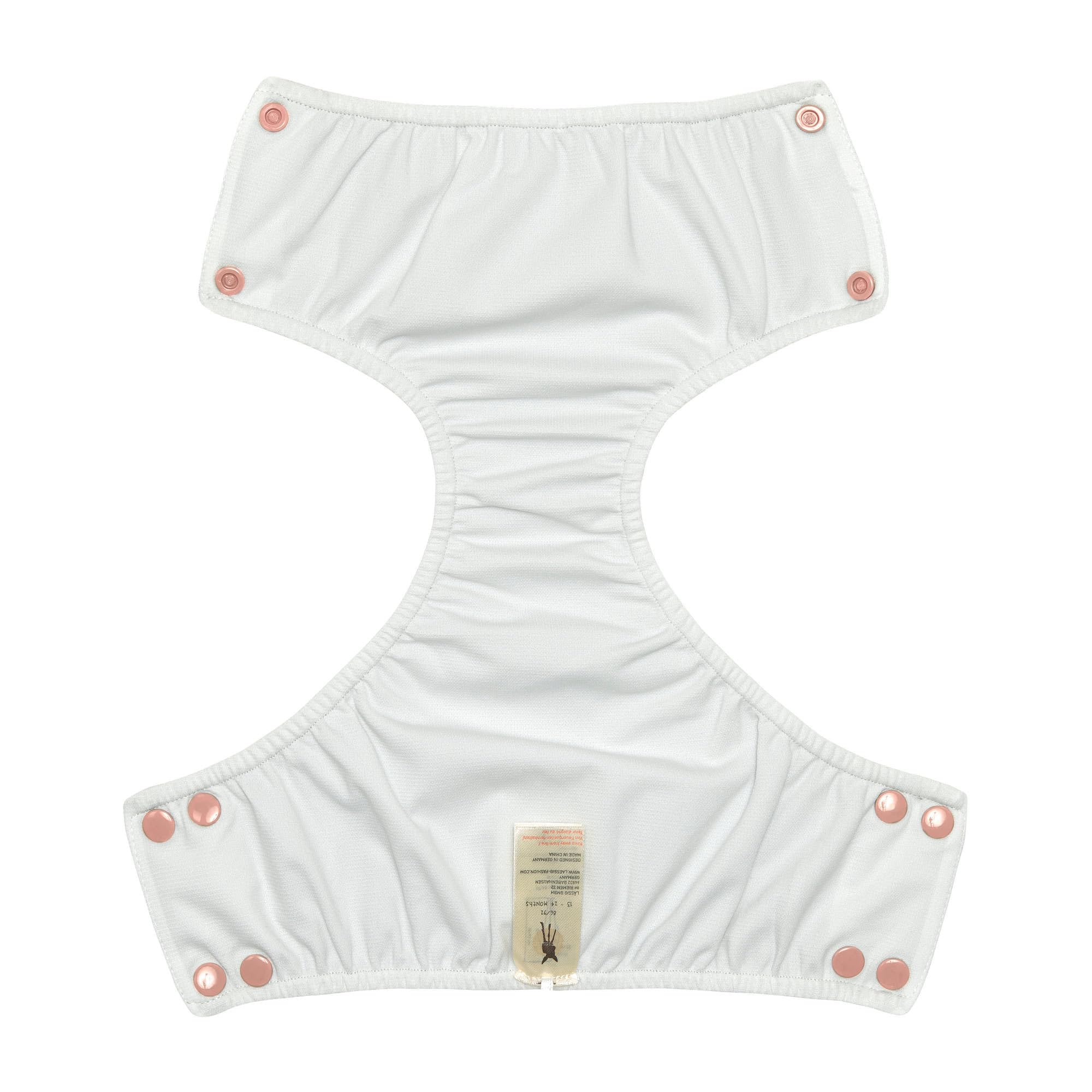 Lässig Splash & Fun - Couche de bain avec boutons-pression - Rose - 74/80 - 7-12 mois