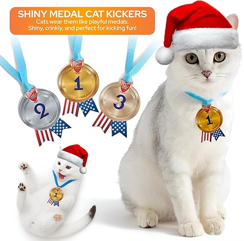 Miniatura 7 de Paquete de juguetes interactivos 5 en 1 para gatos de interior, túnel para gatos, caña de pescar, varita de juguete de plumas, tubo en espiral,