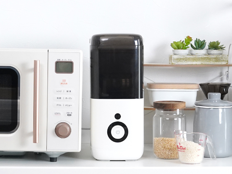 Amazon | 【5合対応 1年保証付き】atRise 精米機 5合 コンパクト省