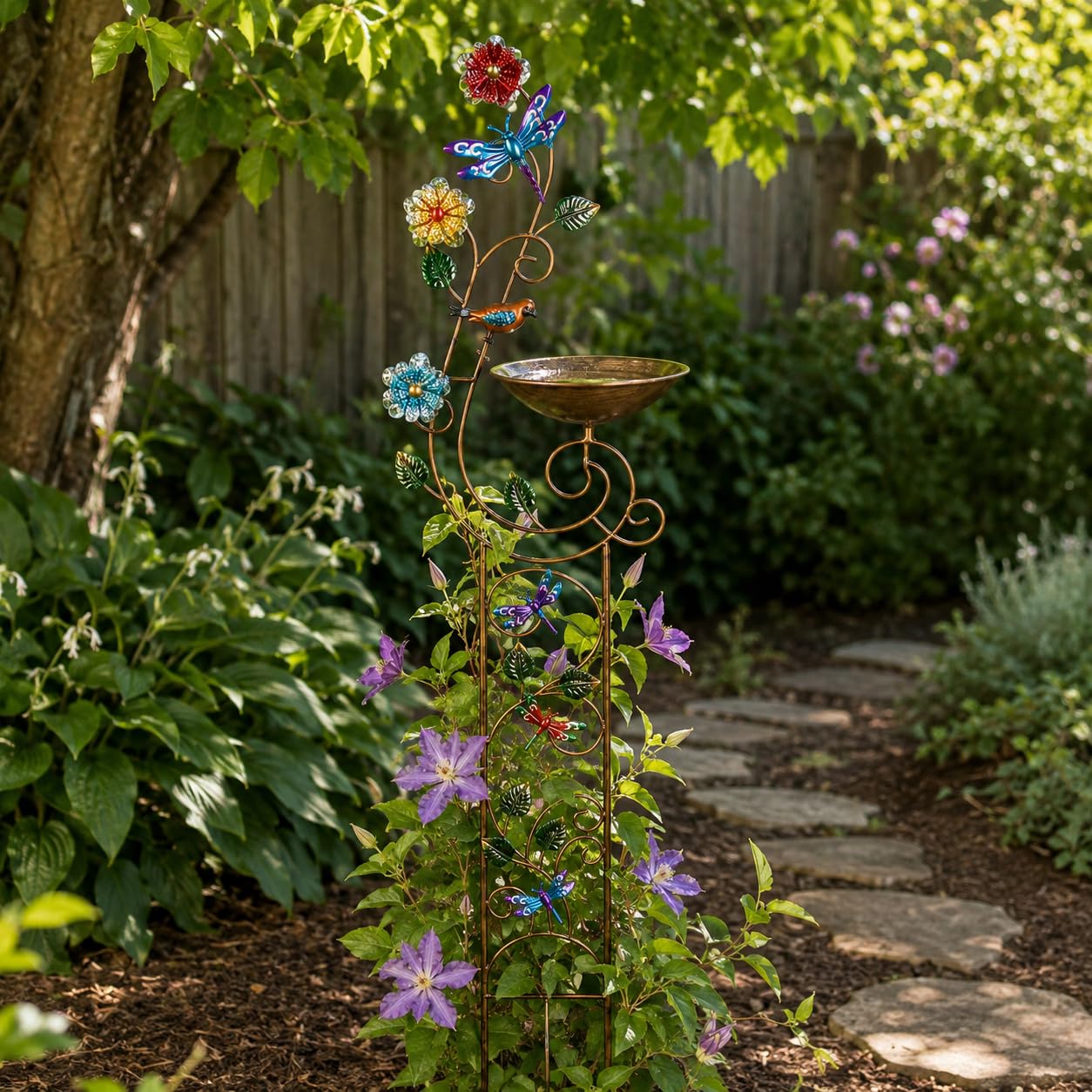 Metall-futterspender, Gartenspalier,