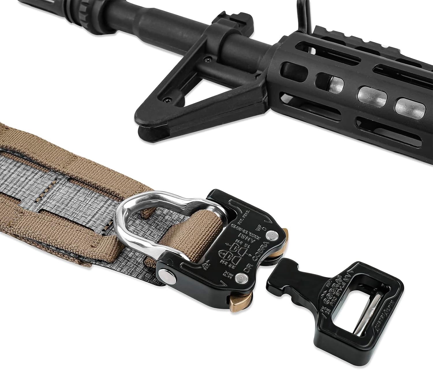 PETAC GEAR Tactical Belt Low Profile Molle Battle Cobra Belt Laser-Cut Tegris Rigid Shooting Gun Duty Belts